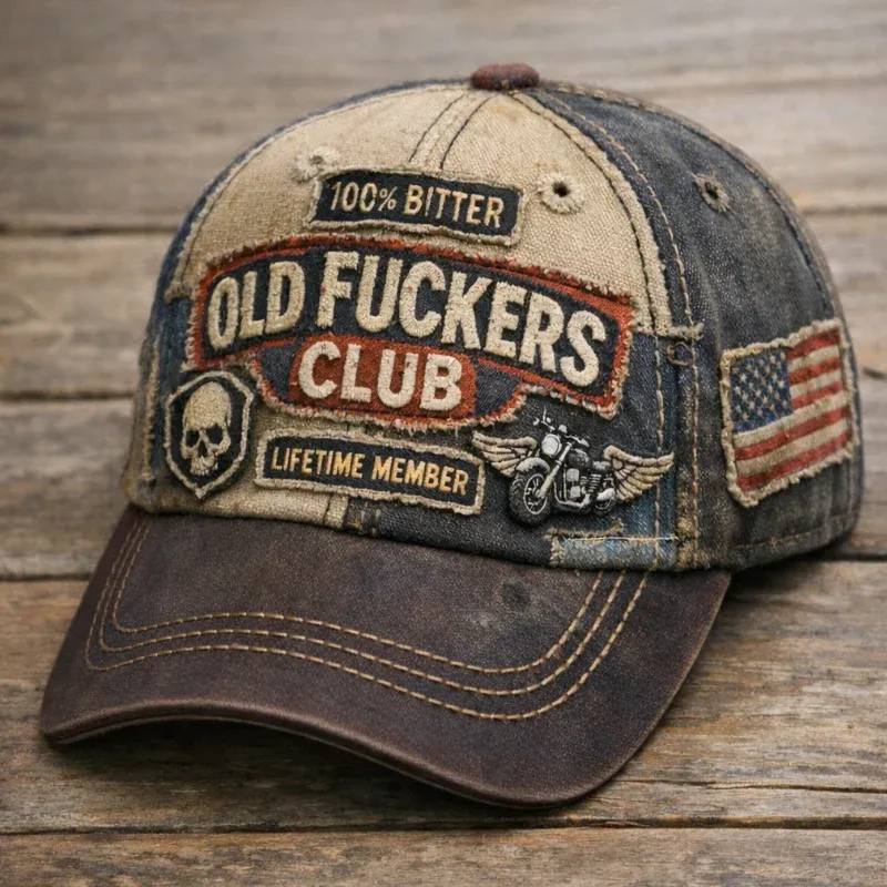 🏆Last Day Only $21.99🎉Vintage Old F*ckers Club – Lifetime Member Hat